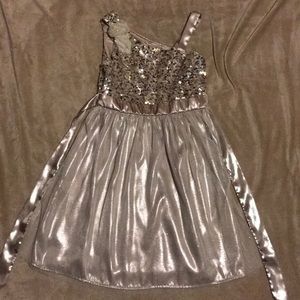 Gold sparkly dress